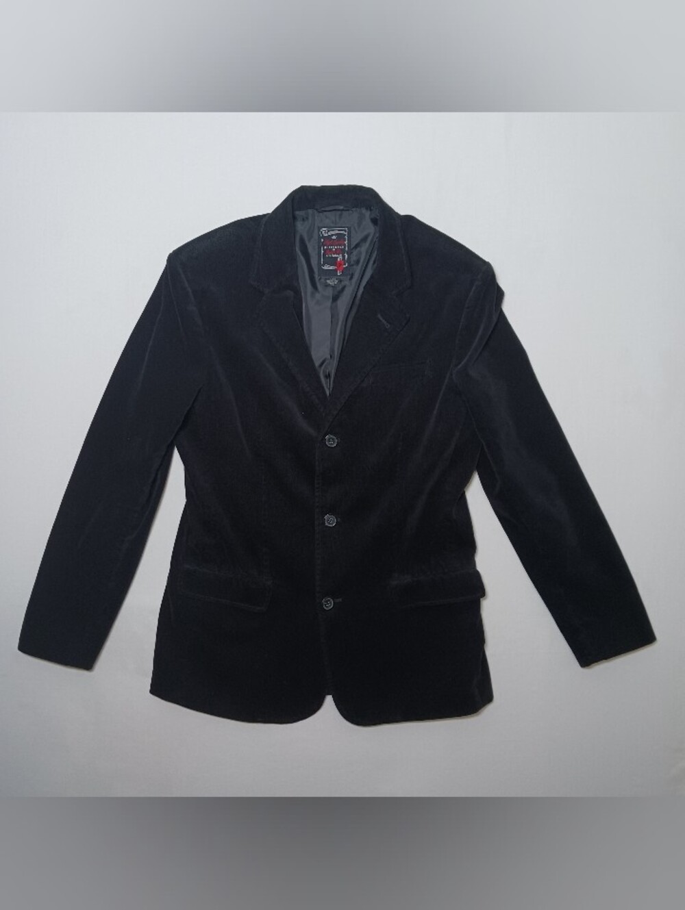 Vintage Guess Mens Outerwear Structured Cotton Blazer XL Black